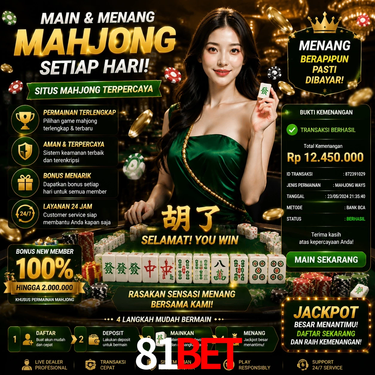 Ganhar e sacar na 81bet